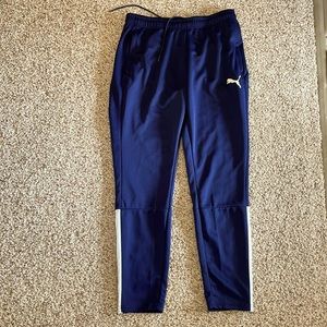 Navy Puma sweatpants